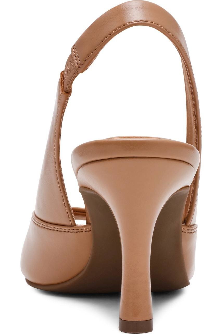 Anne  Klein  Pumps  Tan  Crinkle  8.5M  New  $95