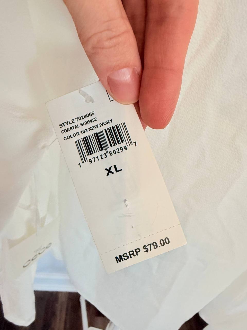 CeCe Pintuck Blouson‑Sleeve Blouse – Size XL – NWT – $79