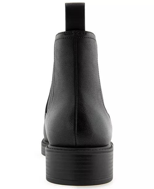 Aerosoles Leather Chelsea Boots 8.5W Black New in Box MSRP $129