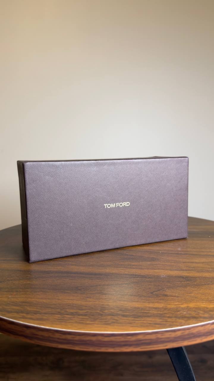 Tom Ford FT0764 Sabrina‑02 Geometric Sunglasses Shiny Black OS NWT $495