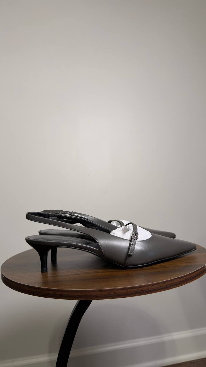Tory  Burch  Mary  Janes  Dark  Grigio  7  New  $325