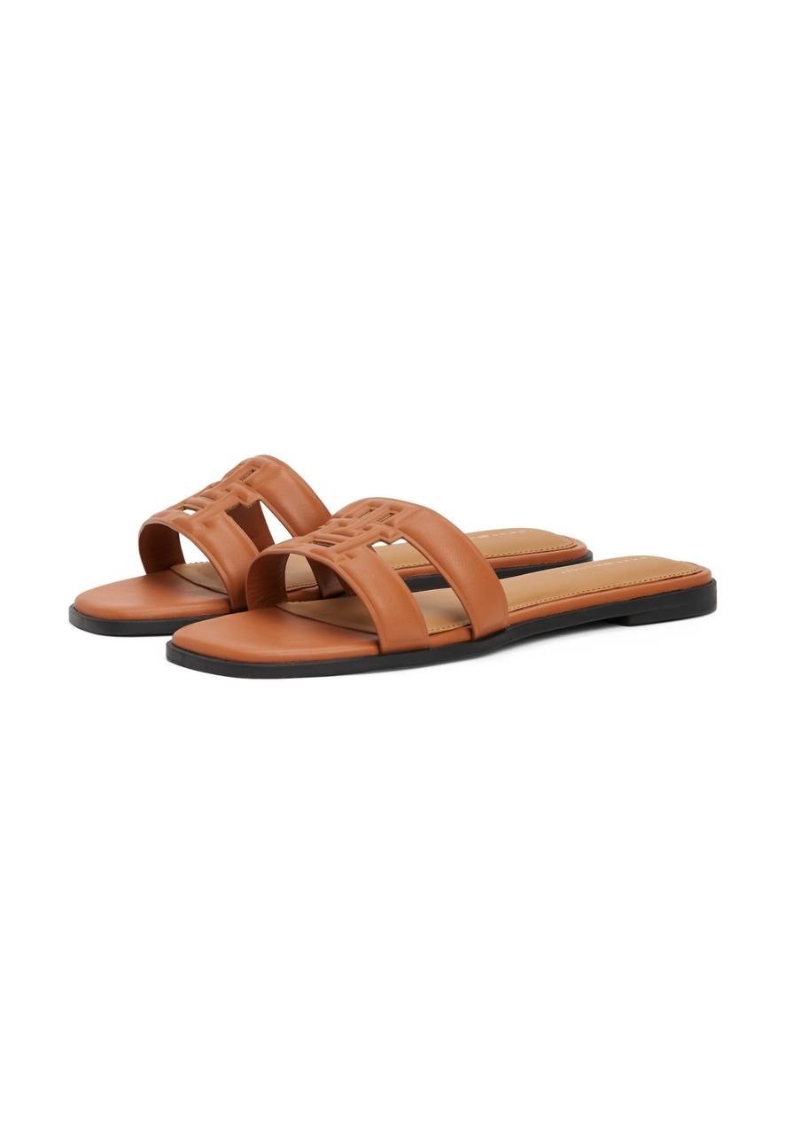 Tommy Hilfiger Slide Sandals Medium Brown 9.5 M New $69.00