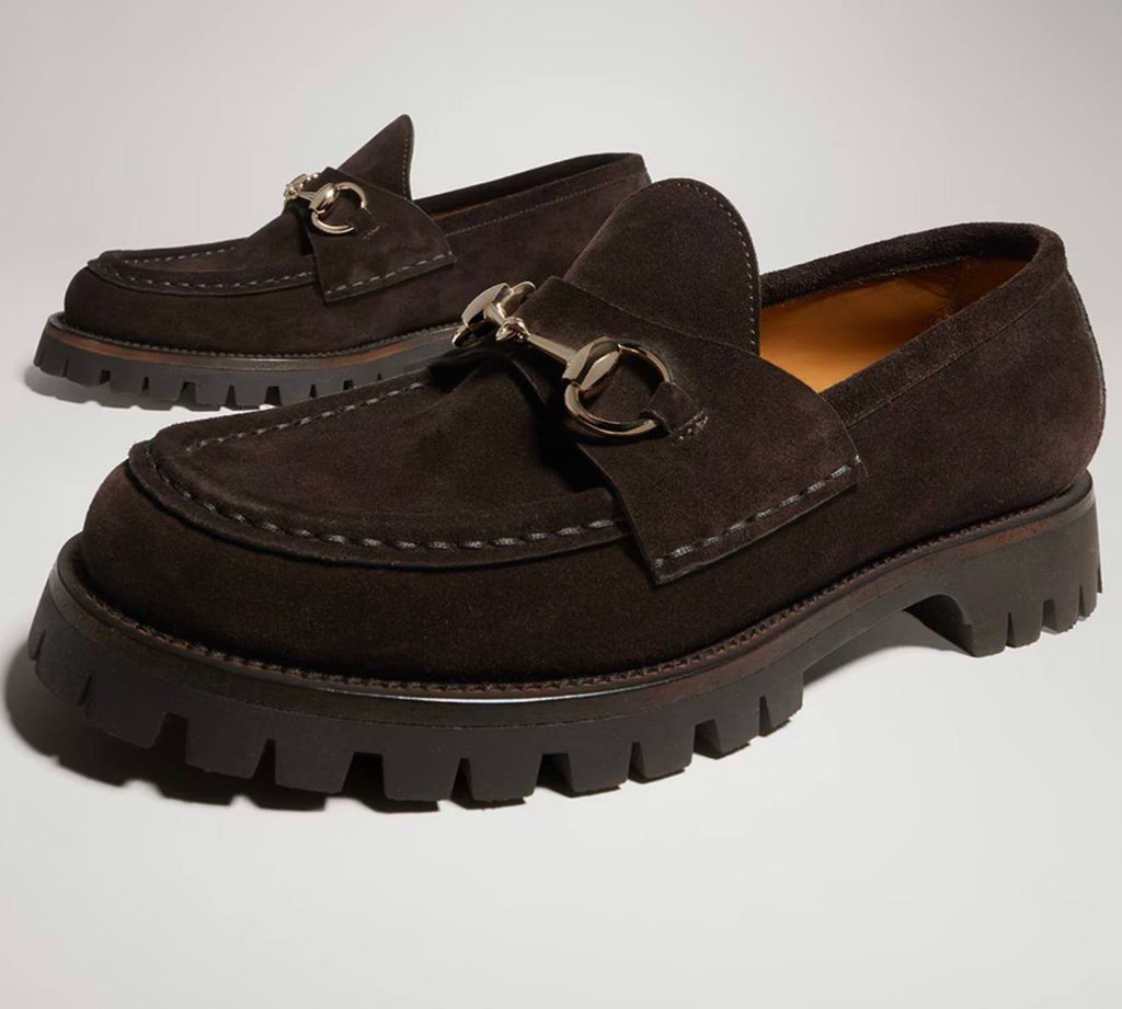 Gucci Women’s Horsebit Loafer Dark Brown Suede 8.5 New in Box $1270