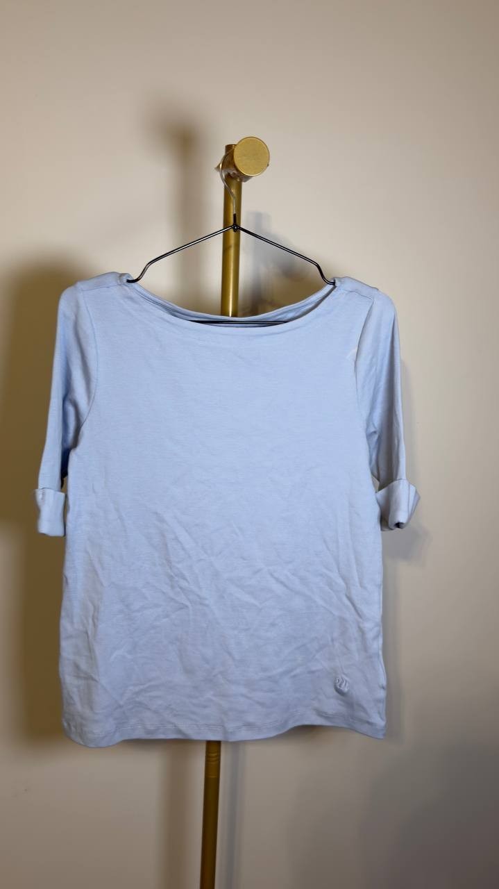 Gloria  Vanderbilt  Women’s  Alanis  T‑Shirt  Light  Blue  XS  NWT  $35