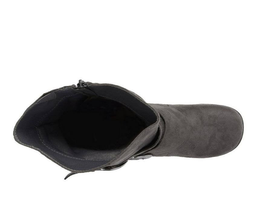 Journee Collection Women’s Jester Wide Calf Boots Grey 10 MSRP $114.99 NWB