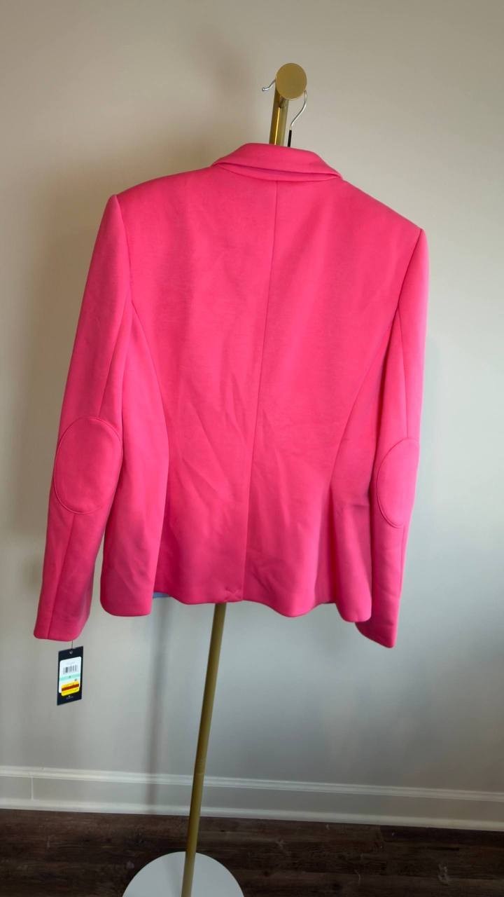 Tommy Hilfiger Single Button Business Blazer Pink 8 NWT $139