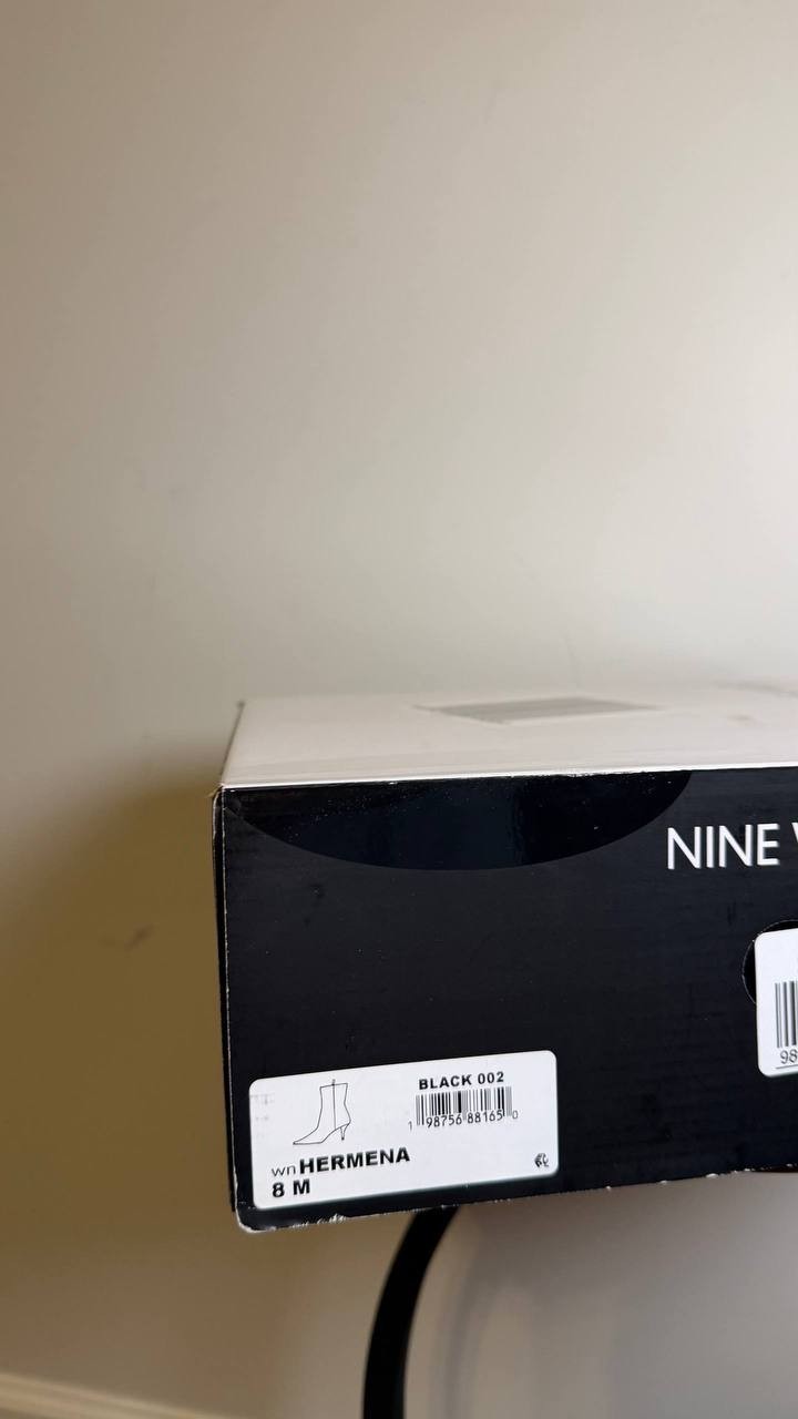 Nine West Black Suede Dress Booties 8M NIB MSRP $159