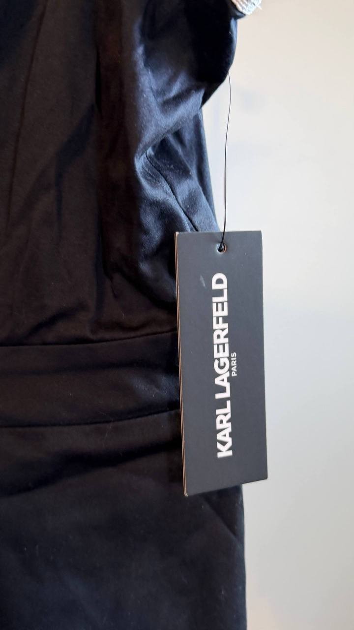 Karl Lagerfeld Paris Women’s Sleeveless Scalloped Edge Woven Tank XL NWT $89