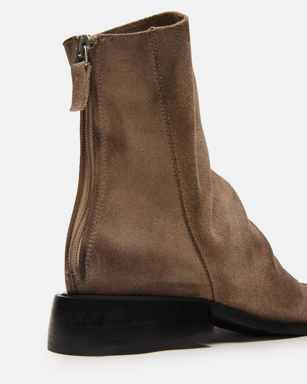 Steve Madden Nexie Taupe Suede Pointed Toe Ankle Boots Women’s 6.5 NWB $159.95