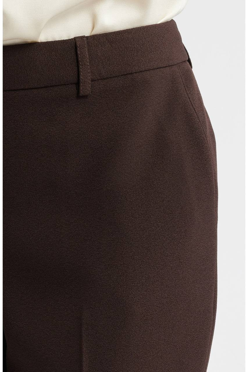 Tahari ASL Slim Ankle Pants Espresso Size 10 NWT $99