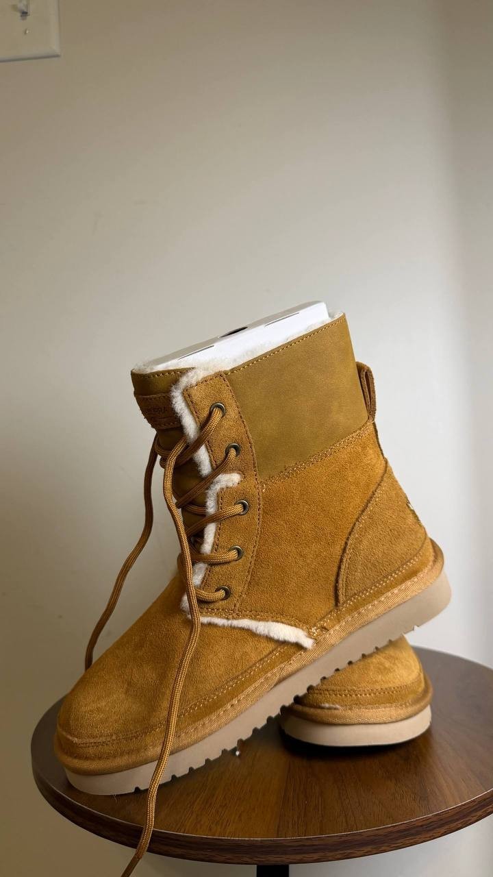 Koolaburra by UGG Advay Tall Boots Chestnut Women’s 6 Suede NWB $94.99