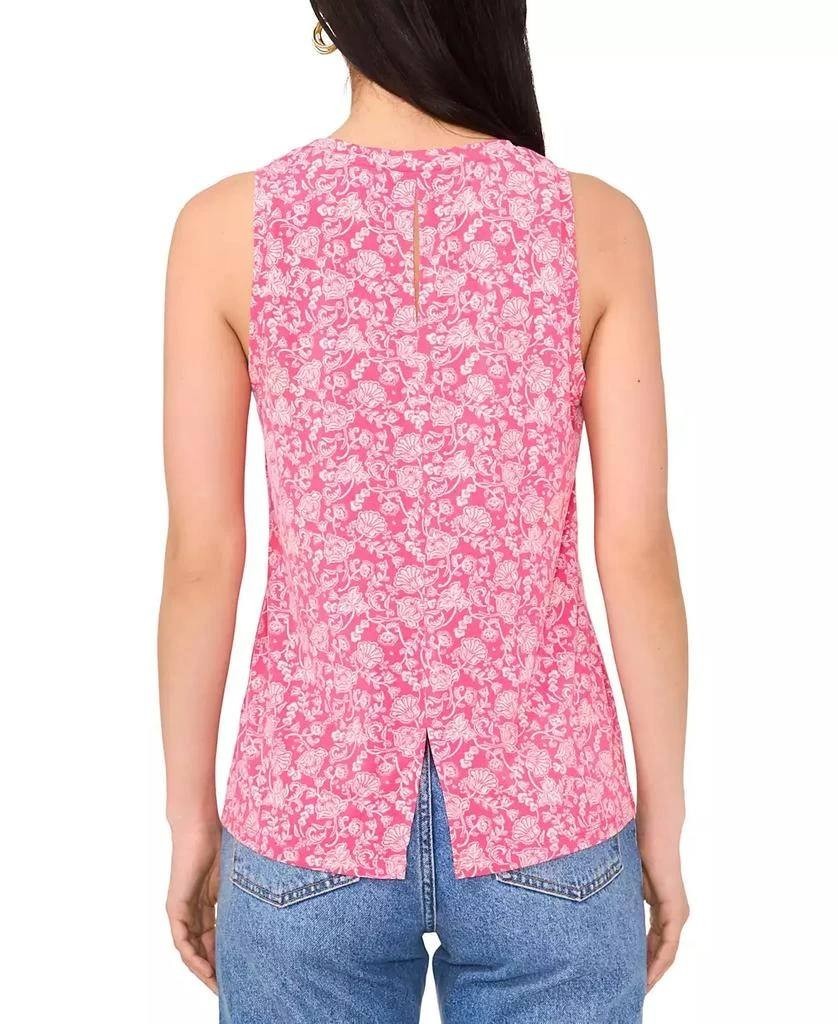 Vince Camuto Women’s Printed Keyhole‑Back Tank Top – Size XXS – NWT