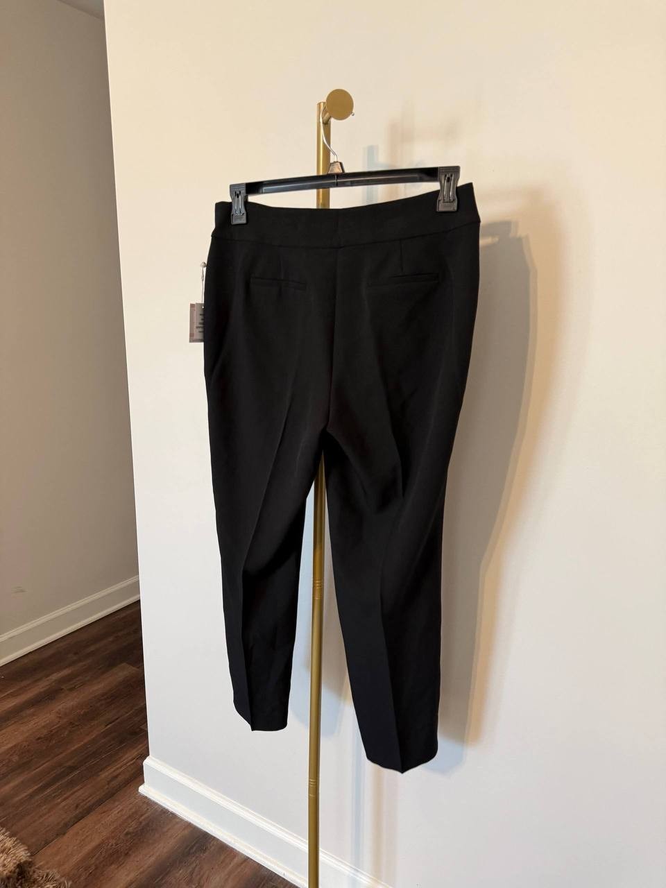 Kasper Ava Straight‑Leg Pants Black Size10P NWT Classic Workwear msrp$79