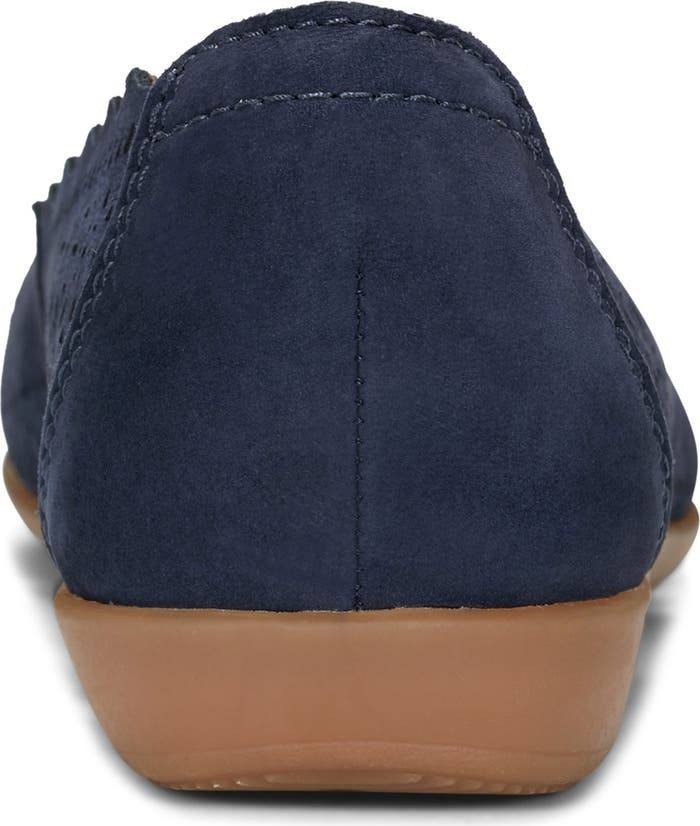 Earth Flats 9.5M Dark Blue Leather Comfort Shoes New in Box