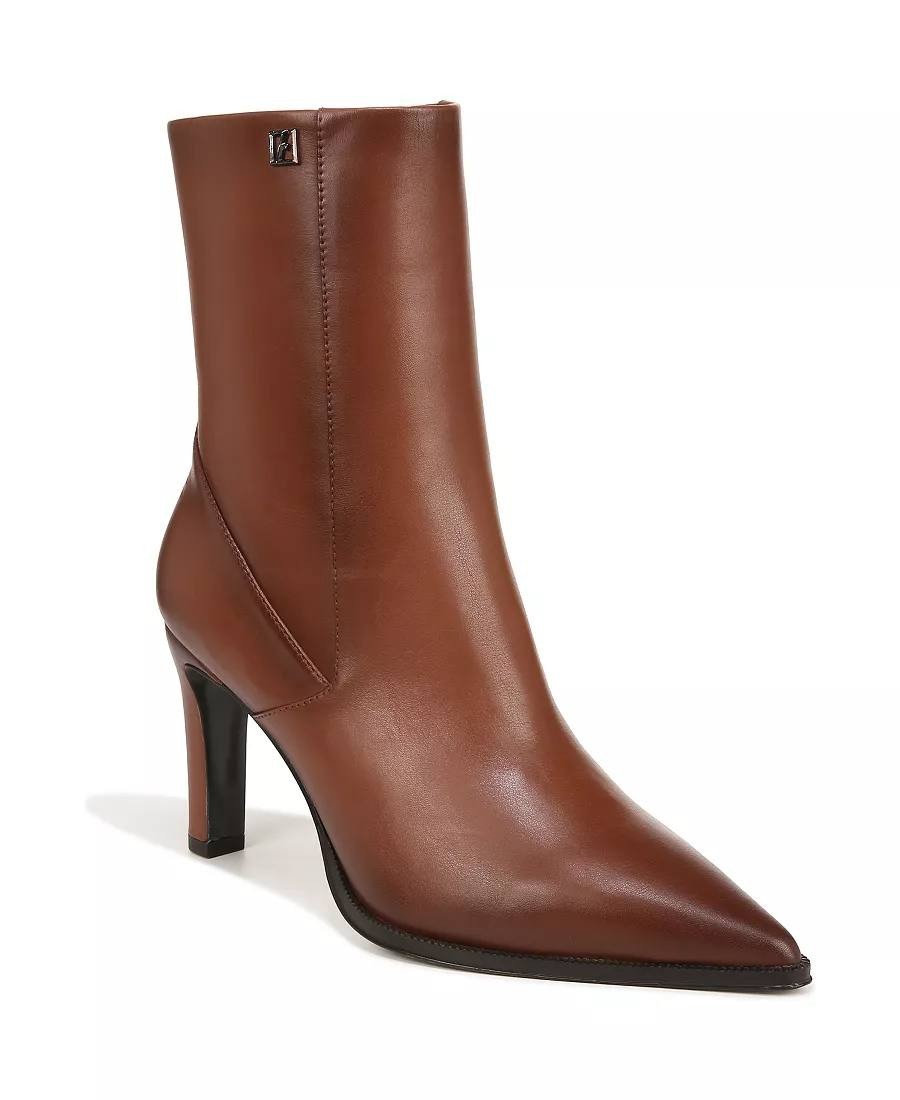 Franco Sarto Toe Dress Booties – Tobacco – Size 5M – MSRP $215
