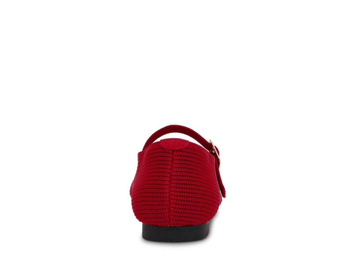 Anne Klein Mary Jane Flats Red 8 M New $79.00