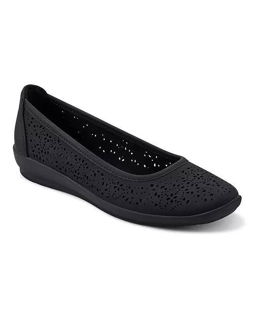 Easy  Spirit  Ballet  Flats  Black  5M  New  $69