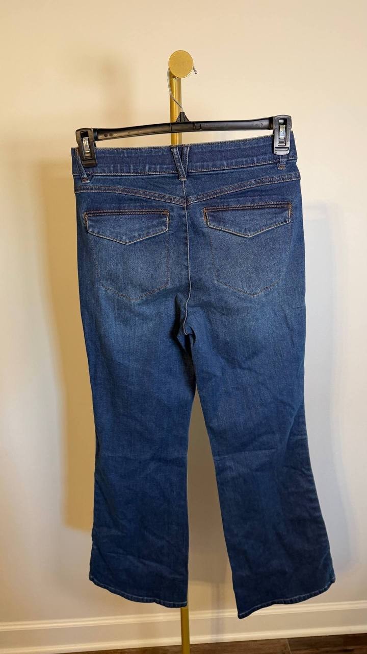 Democracy Women’s Ab’Solution Skyrise Bootcut  Blue 6P $88 NWT