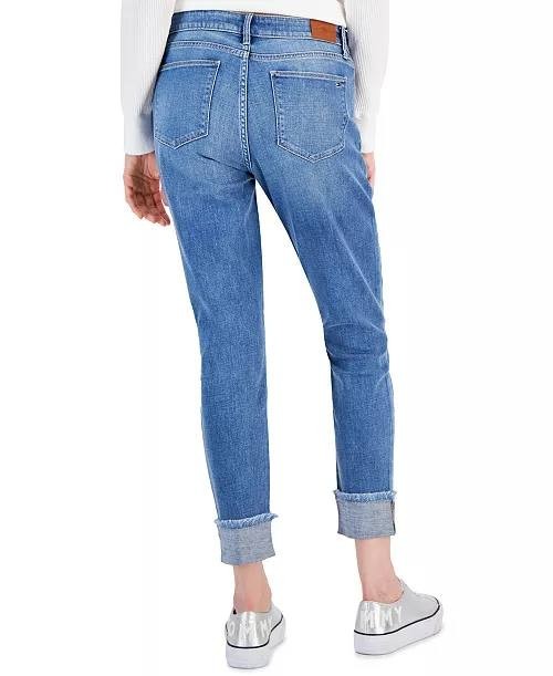 Tommy Hilfiger Tribeca TH Flex Skinny Cuff Jeans - Light Rinse, Size 12