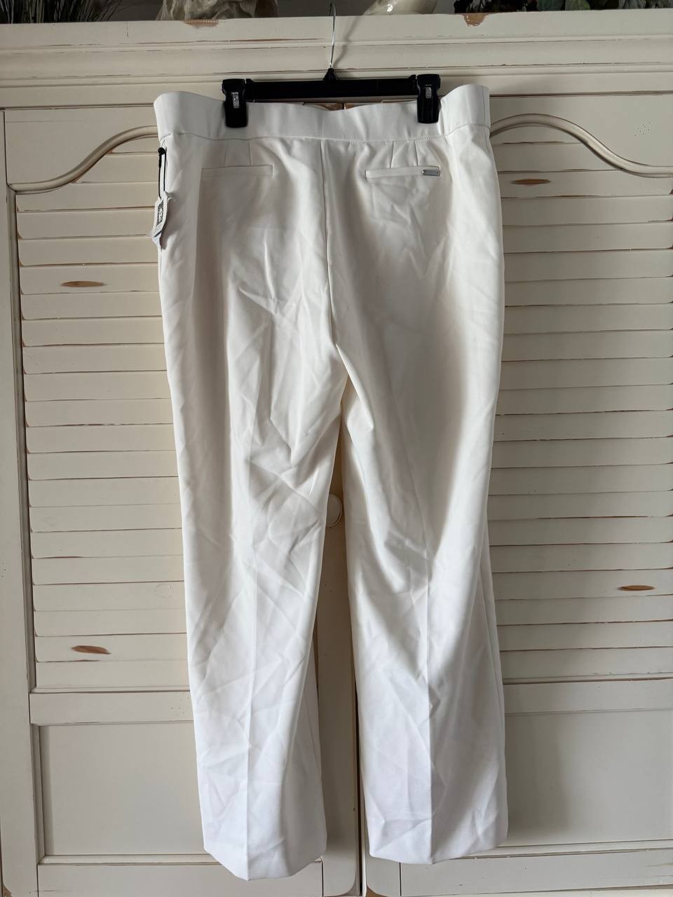 Anne Klein Pull-On Trouser – White Dove, XL – NWT
