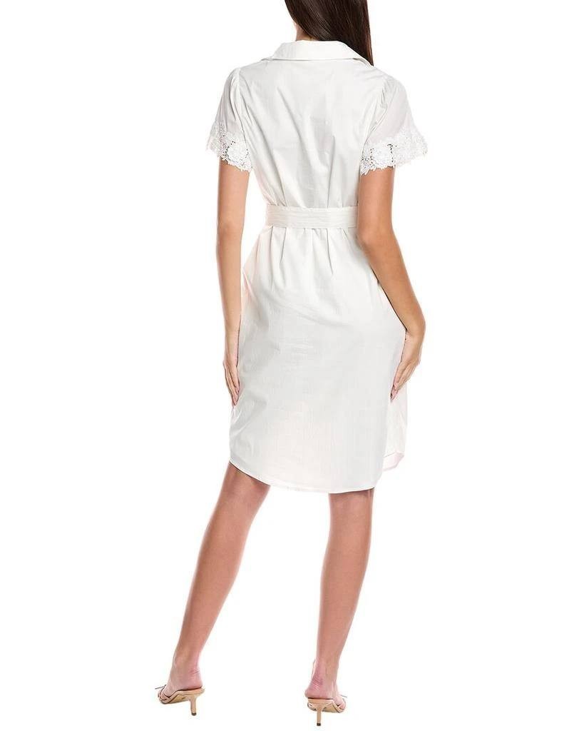 Tahari Button A‑Line Dress – Size L – NWT – $148