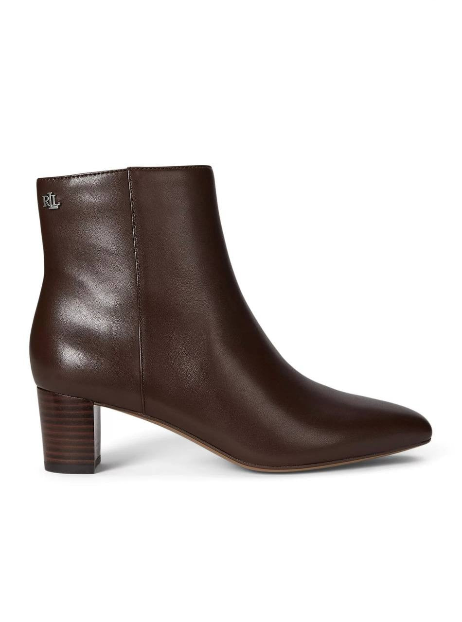 Lauren  Ralph  Lauren  Ankle  Booties  Brown  8B  New  $185