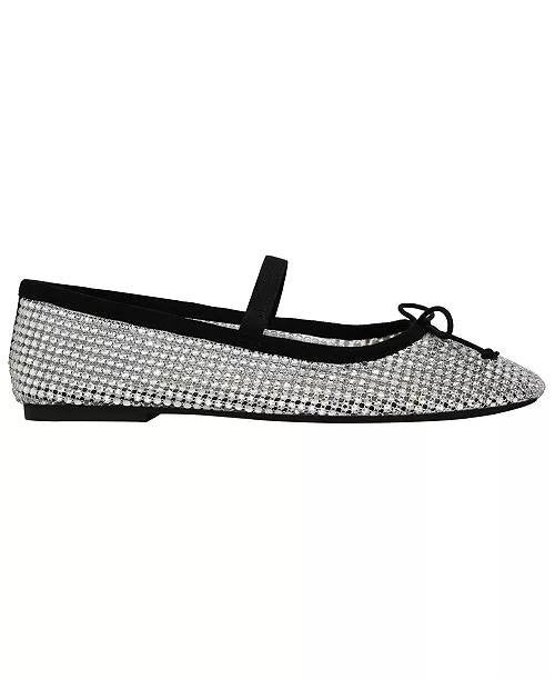 On 34th Farrahh Ballet Flats – Bling Chainmail – Size 7M – NIB