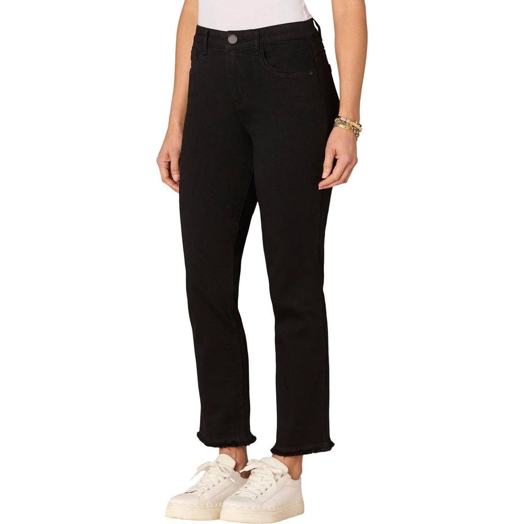 Democracy Absolution High Rise Slim Straight Jeans Black 8P NWT $78