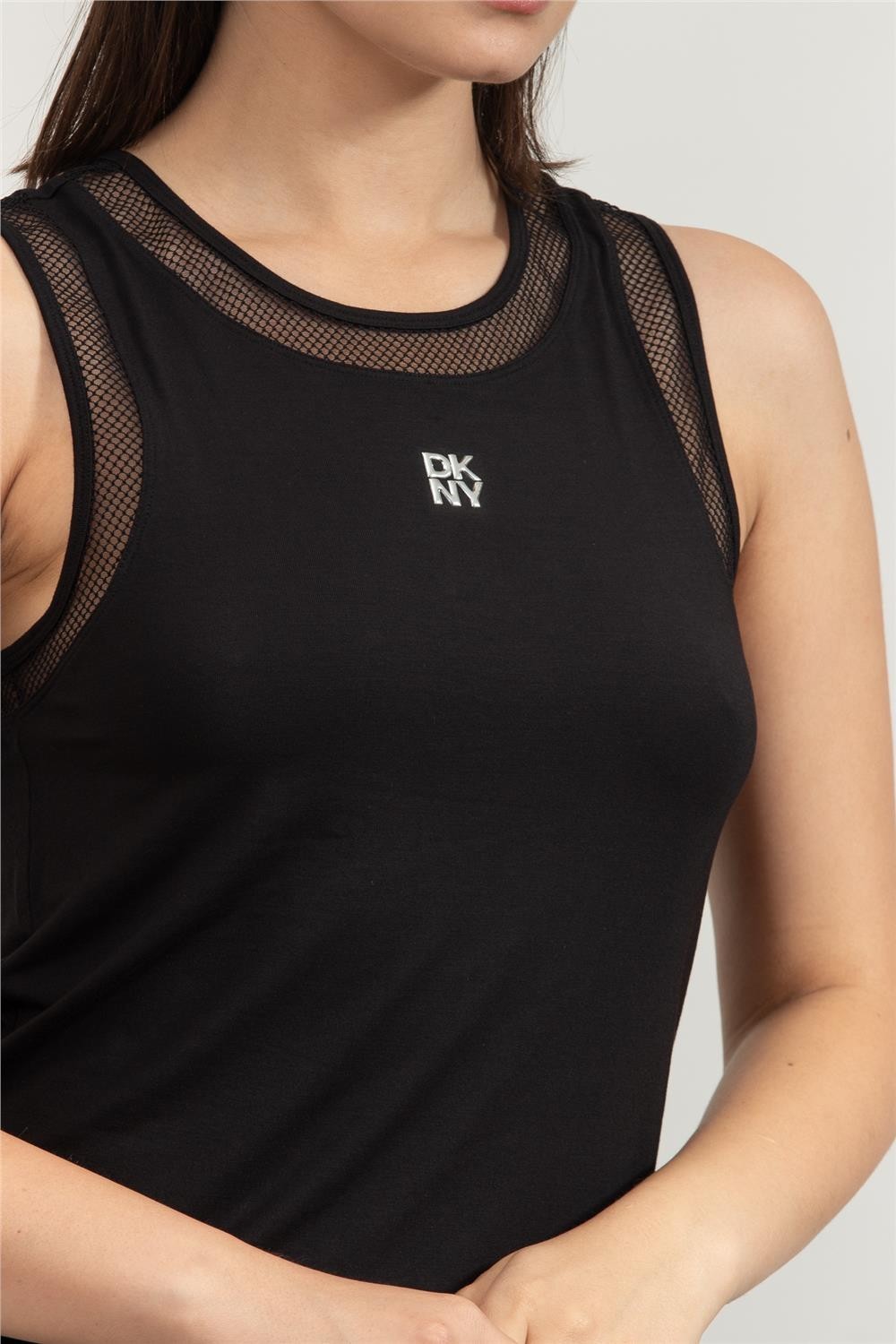 DKNY Sleeveless Black T-Shirt Viscose Blend L NWT – Everyday Designer Chic