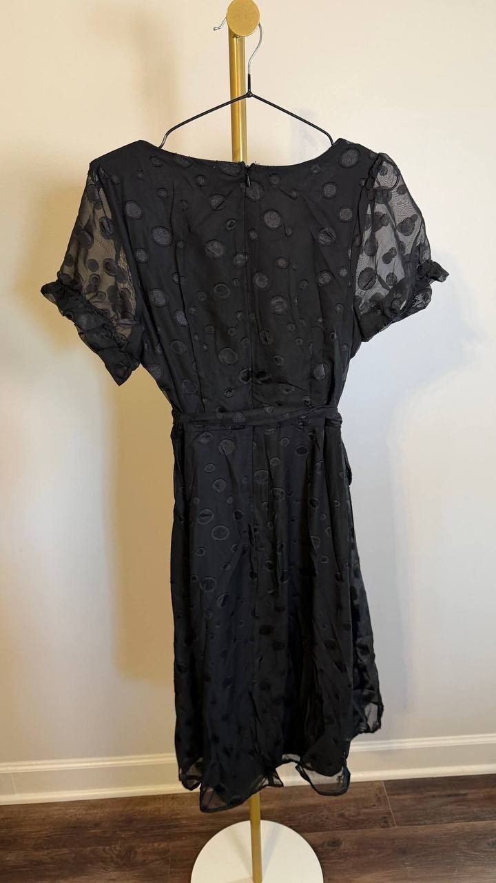 NY Collection Women’s Petite Fit & Flare Textured Dress – PL – $52 NWT