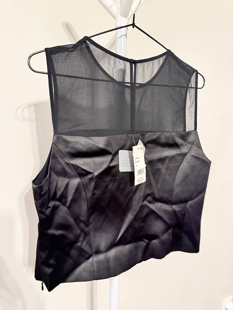 French Connection Women’s Top – Black– Size 10 – NWT – $98