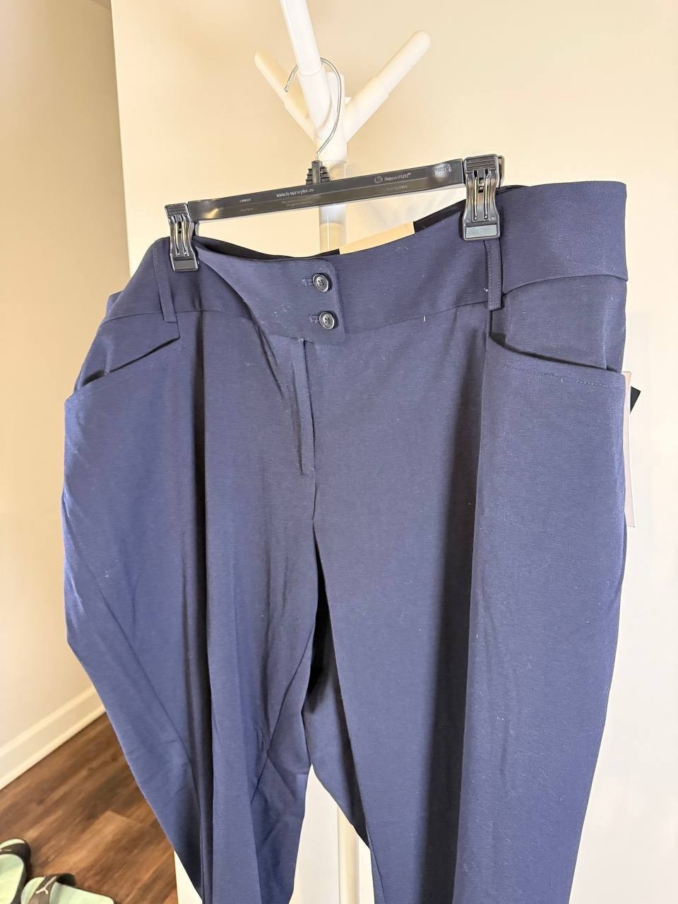 Rafaella Gabardine Bootcut Stretch Pants –Black– Size 22W – NWT – $89