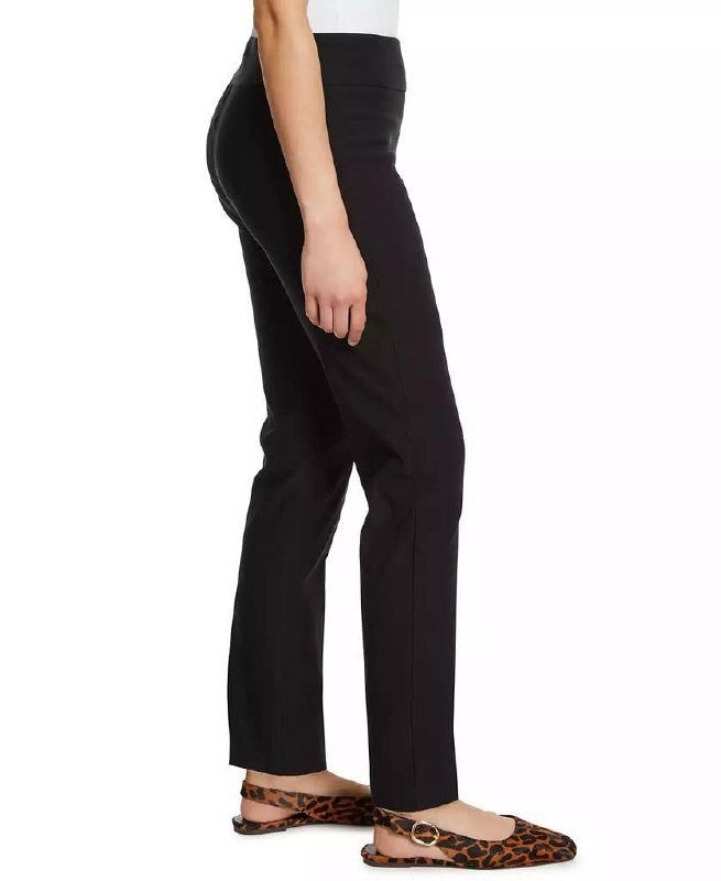Gloria Vanderbilt Pull‑On Tummy‑Control Slim Trousers 8 NWT Black MSRP $44