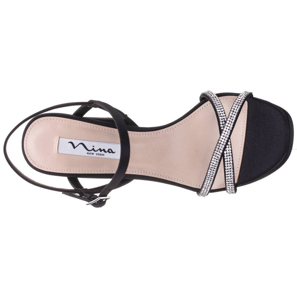 Nina “Steven” Platform Sandals – Black -Size 8M– New (No Box)-$99