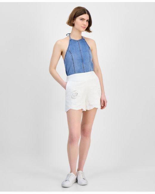 And Now This Embroidered Scalloped Lace Shorts – Size PL – NWT-$59