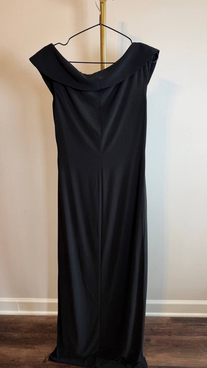 Lauren Ralph Lauren Twist Front Sheath Dress Black 2 NWT $225