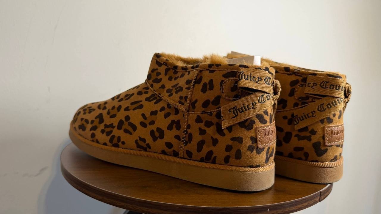 Juicy Couture Kelsey Booties 11 Leopard Round Toe Cold‑Weather NIB msrp$69