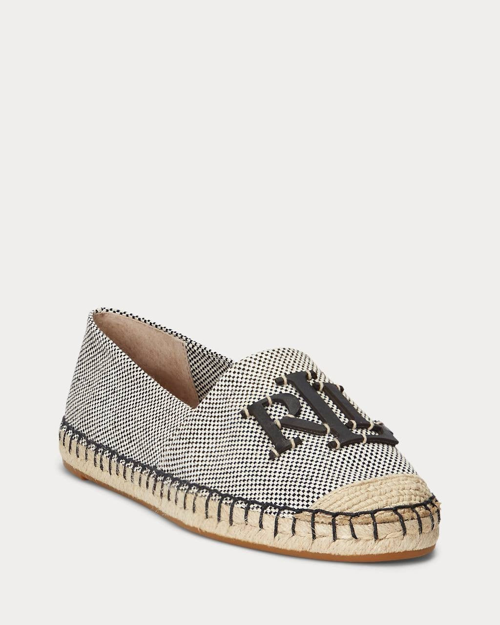 Lauren Ralph Lauren Espadrilles Natural/Black 10 B New $125.00