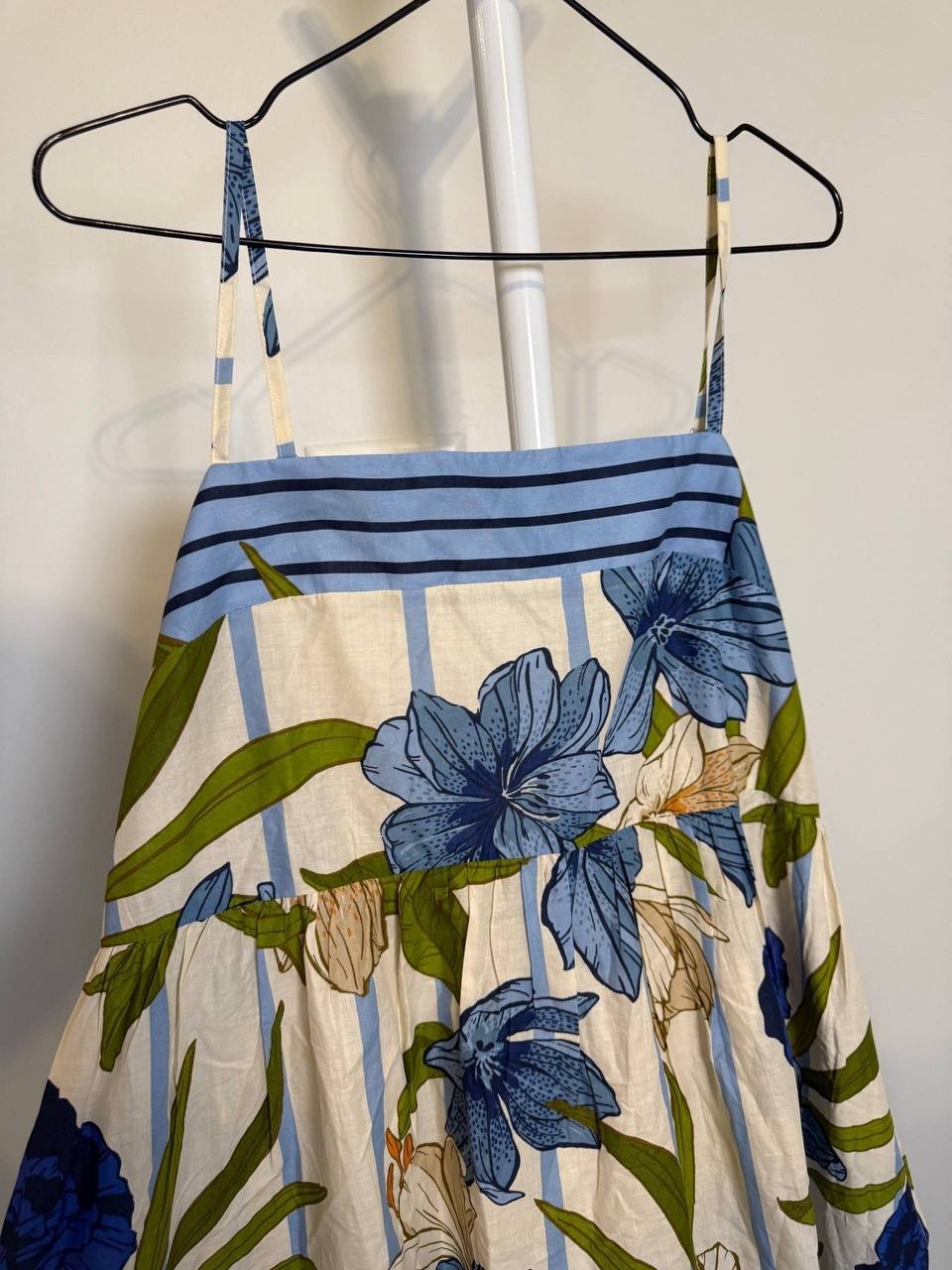 CeCe Square‑Neck Spaghetti‑Strap Maxi Dress – Size L – NWT – $119