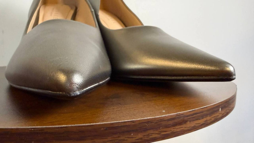 Journee Collection Venus Pumps 12M Pewter Pointed Toe Stiletto NIB msrp$93