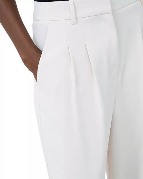 French Connection Harry Suiting Trousers Summer White 0 NWOT $98