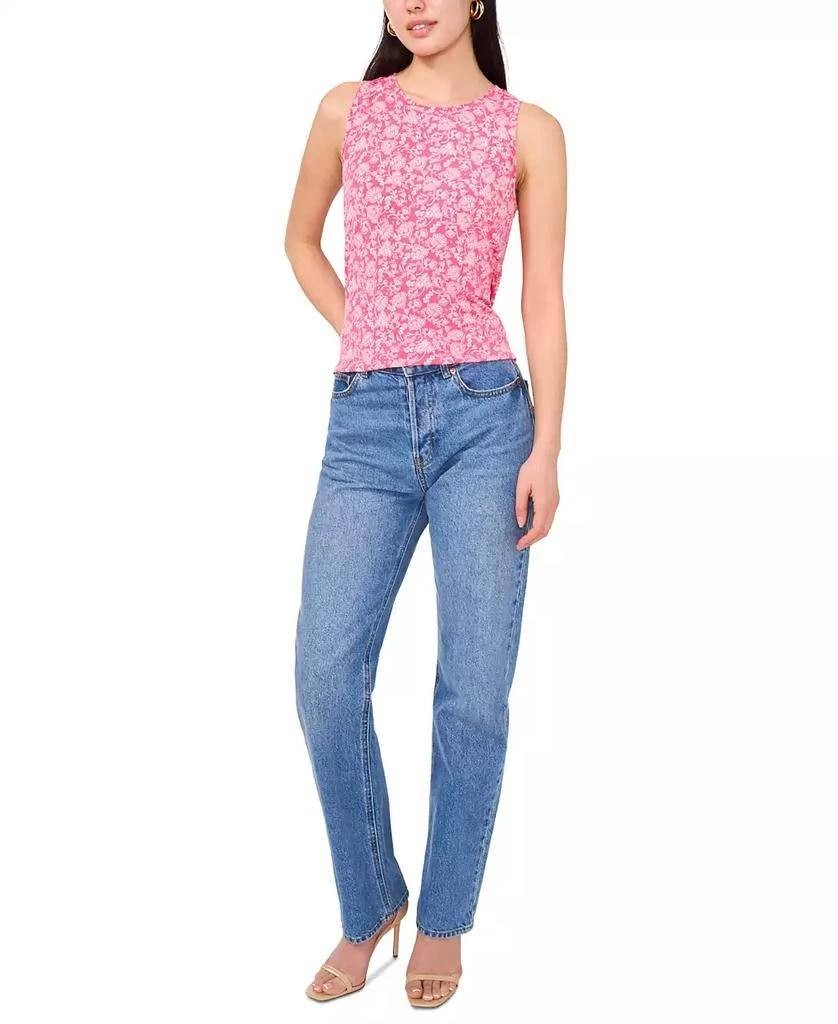 Vince Camuto Women’s Printed Keyhole‑Back Tank Top – Size XXS – NWT