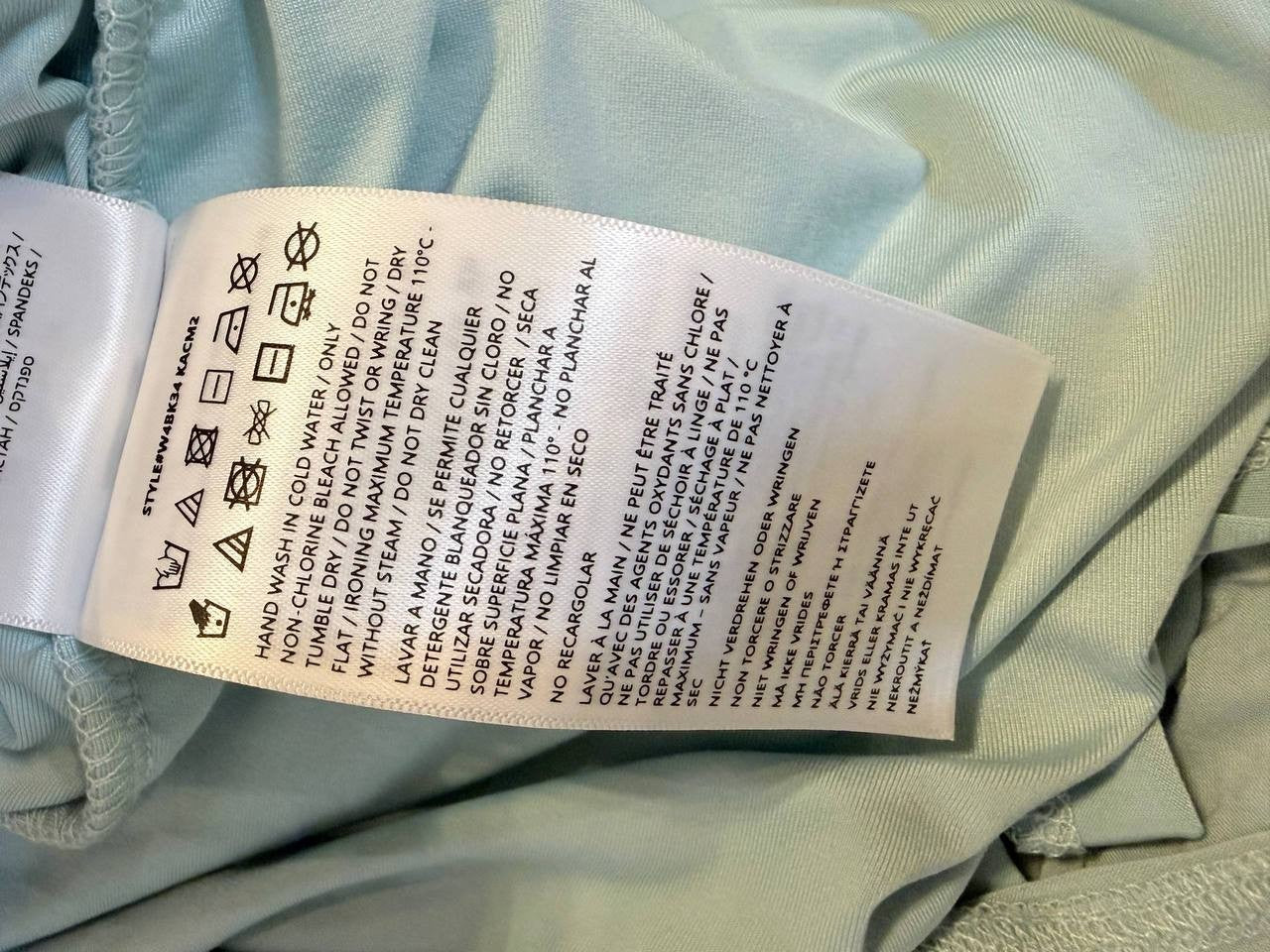 Guess Sleeveless Ruched Bodycon Mini Dress – Light Blue– Size XL – NWT –  $108