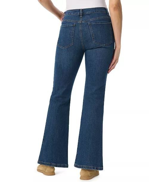 Jones New York Women’s Stretch Lexington Straight Jeans Slater Wash Size 14P NWT