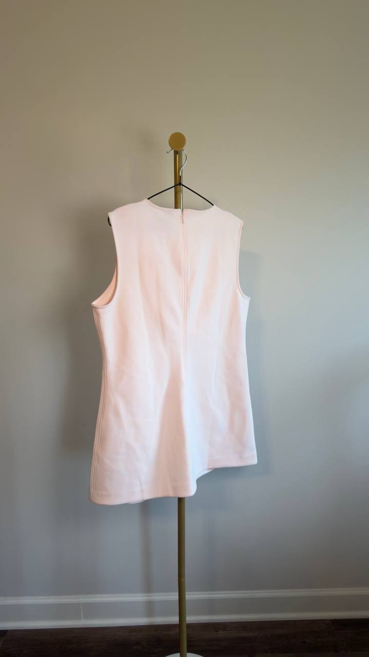 Calvin Klein Sleeveless Tailored Knit Tunic Pearl XL NWT $99