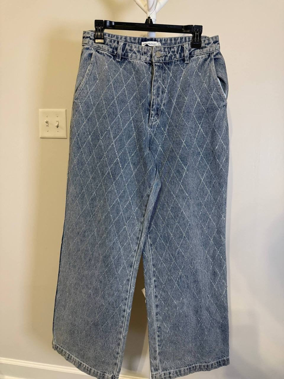 Avec Les Filles High‑Rise Wide‑Leg Jeans – Size 29 – Excellent Condition