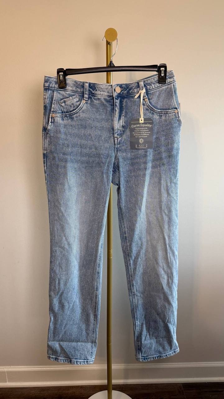 Democracy “Ab”solution Girlfriend Jeans Blue 8 NWT $88
