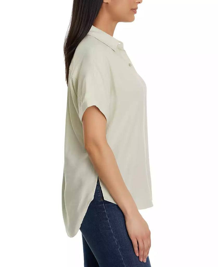 Gloria Vanderbilt Petite Daisy Short‑Sleeve Shirt – Size 2XL – NWT – $44