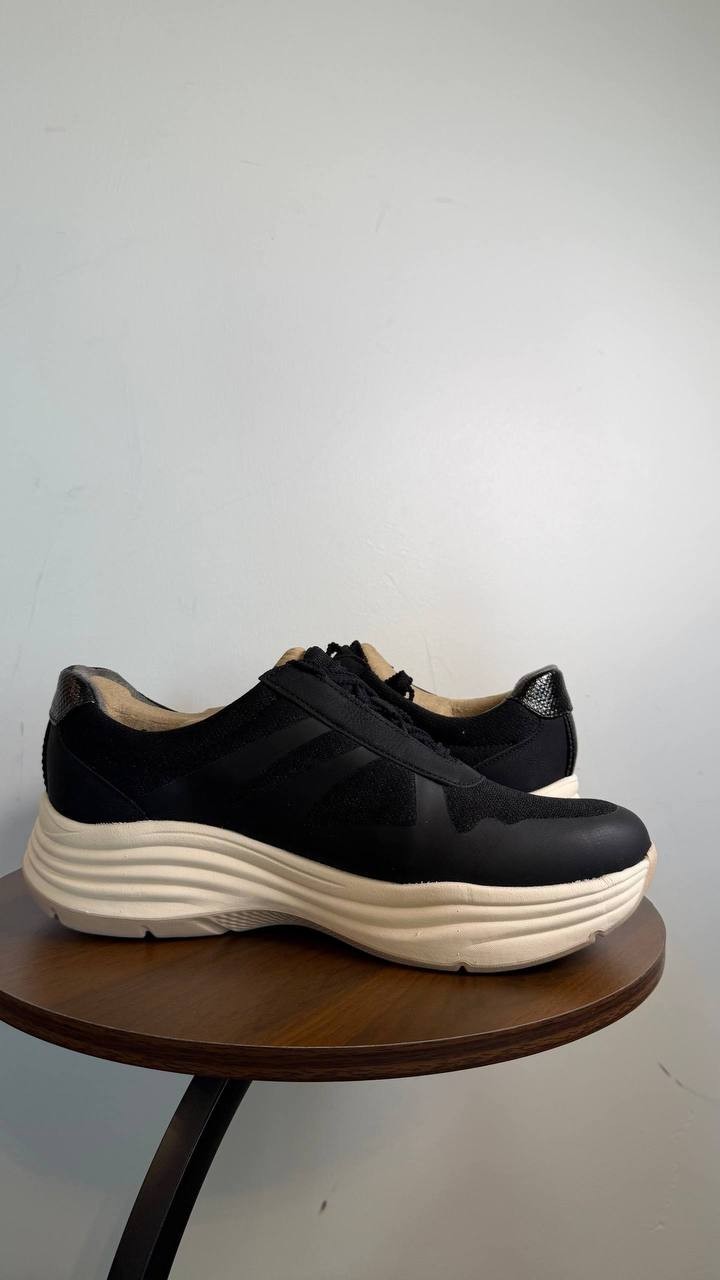 LifeStride Impulse Slip On Shoes Black 11W Comfort Sneakers Man‑Made $95 NWB