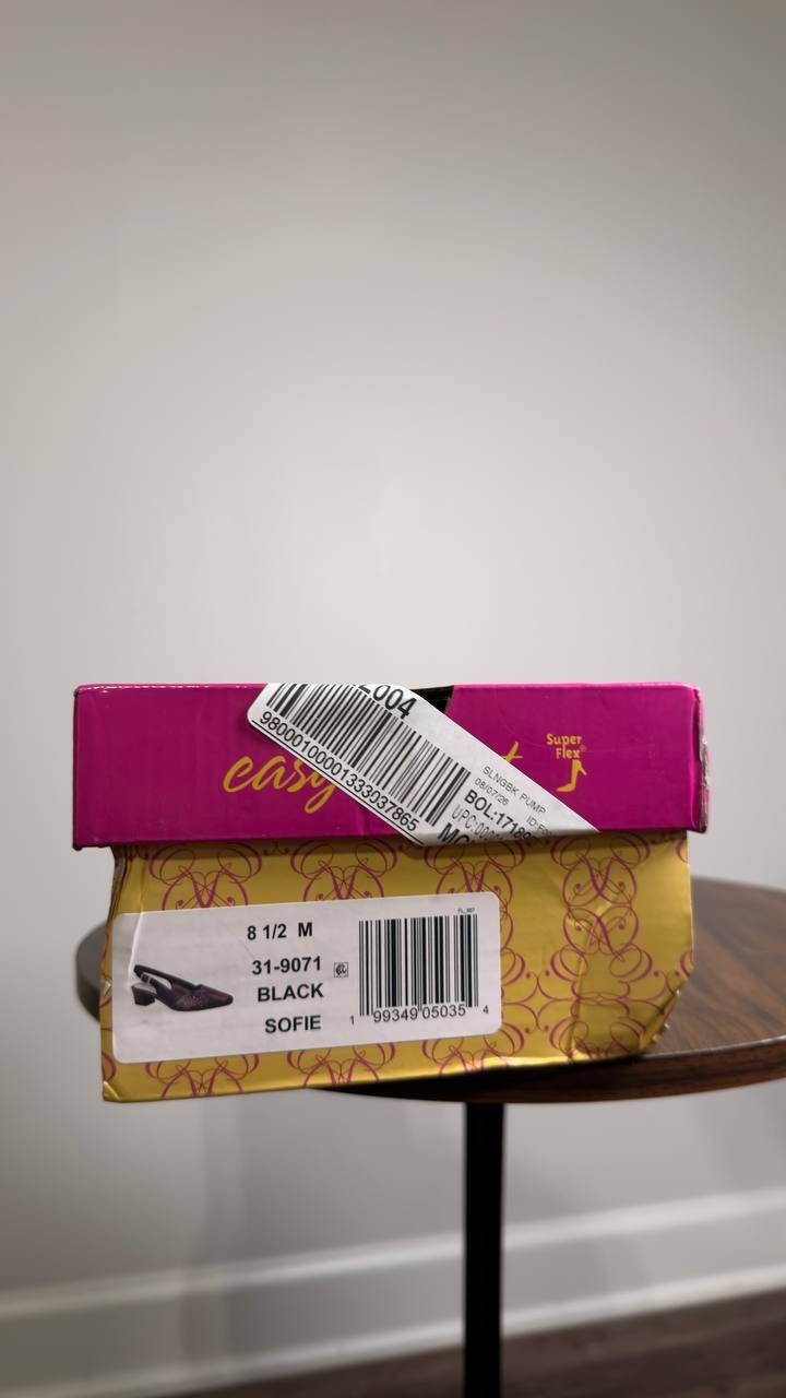 Easy Street  Slingback Pumps  Black  8.5M  New  $70